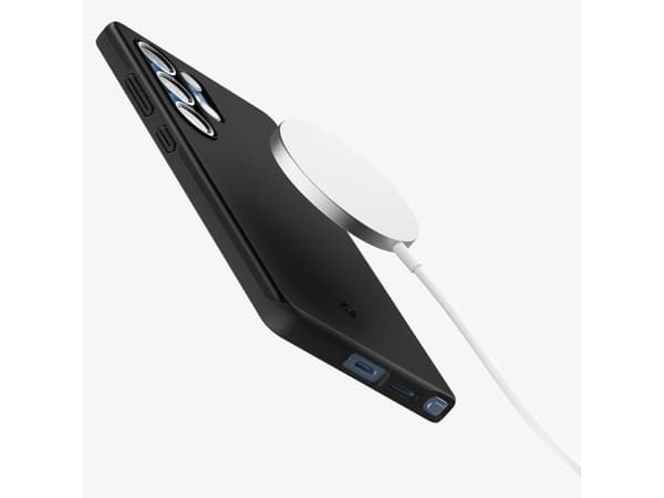 Spigen Thin Fit (MagFit), Omslag, Samsung, Galaxy S25 Ultra, 17,5 cm (6.9"), Svart