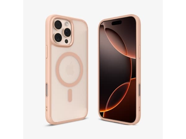 Spigen Ultra Hybrid T (MagFit + Camera Control) iPhone 16 Pro Case Frost Rose Titanium, Cover, Apple, iPhone 16 Pro, 16 cm (6.3"), Rose