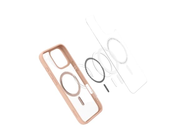 Spigen Ultra Hybrid (MagFit), Omslag, Apple, iPhone 16 Pro Max, 17,5 cm (6.9"), Rosa