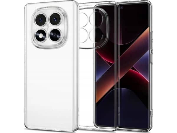 Matkapuhelimen takakuori Tech-Protect Redmi Note 14 Pro 5G/Poco X7 Flexair, läpinäkyvä, läpinäkyvä