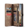 Miniatyrbild 3 av 10: CaseMe Multi-Slot 2 i 1 Plånboksfodral Galaxy S25 Plus Brun