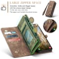 Miniatyrbild 8 av 10: CaseMe Multi-Slot 2 i 1 Plånboksfodral Galaxy S25 Plus Brun