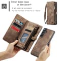 Miniatyrbild 9 av 10: CaseMe Multi-Slot 2 i 1 Plånboksfodral Galaxy S25 Plus Brun