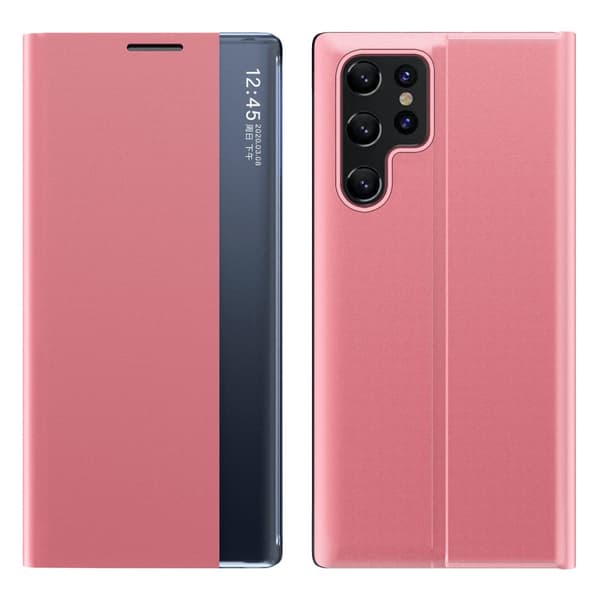 Samsung Galaxy S25 Ultra Fodral Med Display Rosa