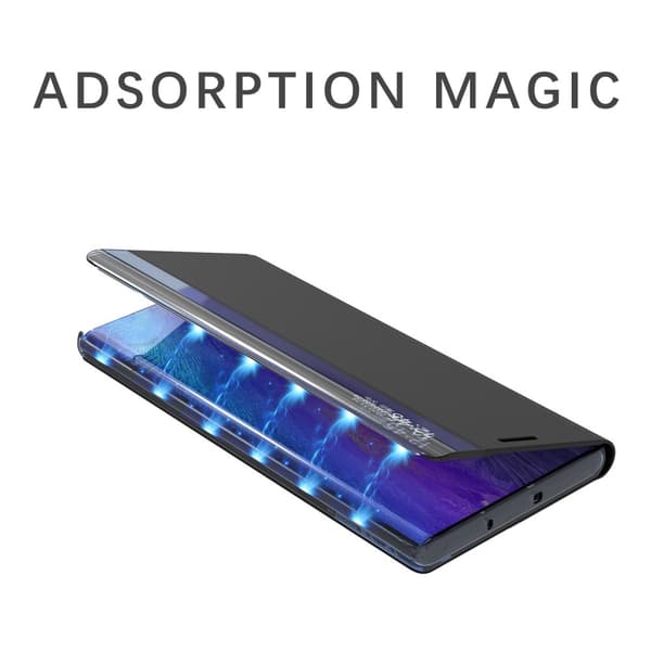 Samsung Galaxy S25 Fodral Med Display Rosa