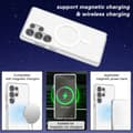 Miniatyrbild 6 av 10: Glitter MagSafe Skal Samsung Galaxy S25 Ultra Transparent