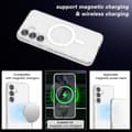 Miniatyrbild 6 av 10: Glitter MagSafe Skal Samsung Galaxy S25 Transparent
