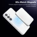 Miniatyrbild 7 av 10: Glitter MagSafe Skal Samsung Galaxy S25 Transparent