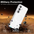 Miniatyrbild 9 av 10: Glitter MagSafe Skal Samsung Galaxy S25 Transparent