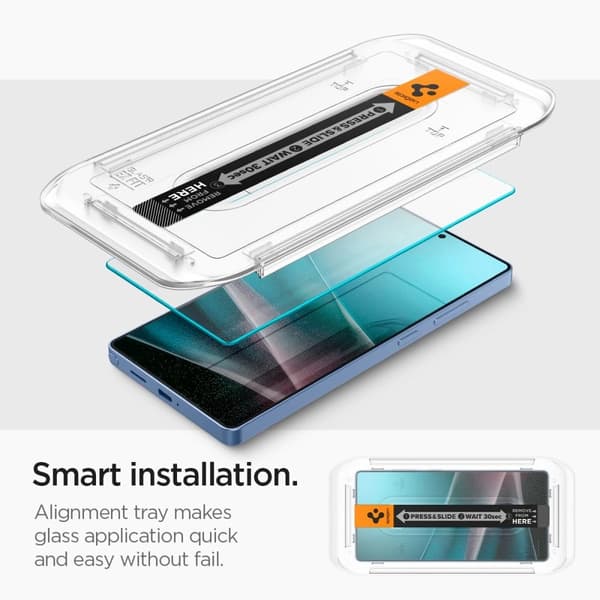 Spigen Samsung Galaxy S25 Ultra Screen Protector GLAS.tR EZ Fit 2-Pack