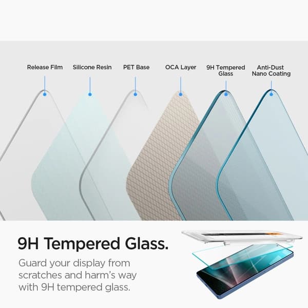 Spigen Samsung Galaxy S25 Ultra Screen Protector GLAS.tR EZ Fit 2-Pack