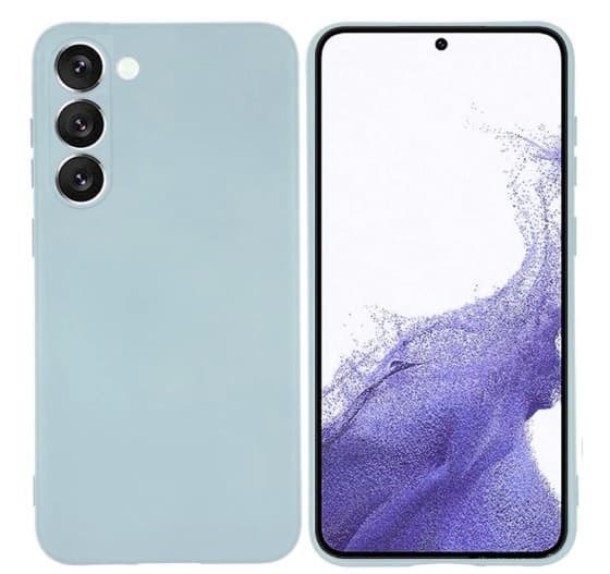 Samsung Galaxy S25 Silikon Skal Ljusblå