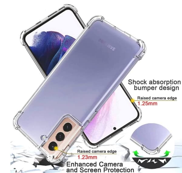 Samsung Galaxy S25 Skal Transparent - Extra Stöttåligt