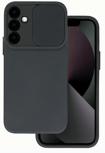 Samsung Galaxy S25 Skal Svart Med Linsskydd