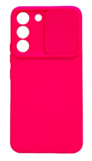 Samsung Galaxy S23 Mobilskal Neonrosa Med Linsskydd