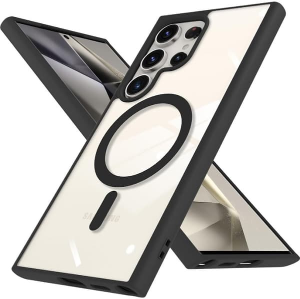 Samsung Galaxy S25 ULTRA Magsafe Skal Transparent / Svart