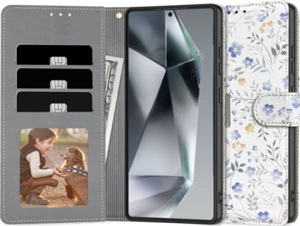 TECH-PROTECT WALLET GALAXY S25 ULTRA SPRING FLOWERS