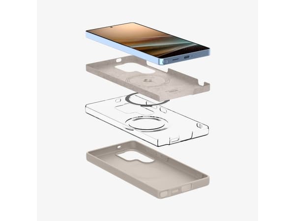 SPIGEN SILICONE FIT MAG MAGSAFE GALAXY S25 ULTRA NATURAL TITANIUM