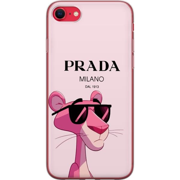 Apple iPhone 8 Gjennomsiktig deksel Prada Rosa Panteren
