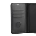 Pikkukuva 3 / 7: Radicover PUhelinkotelo Samsung S25 5G Flipcover Anti Radi RFID 3 Korttia Musta PU