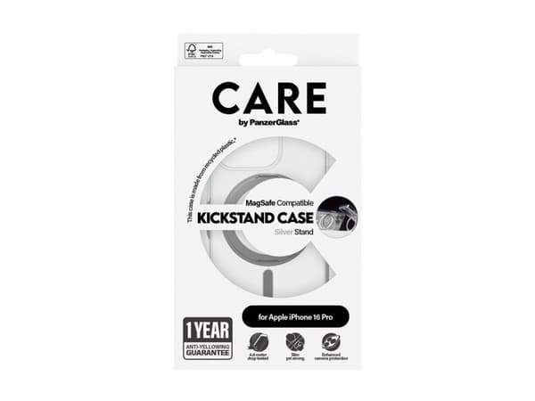 PanzerGlass CARE by PanzerGlass Protective Cover Silver Transparent