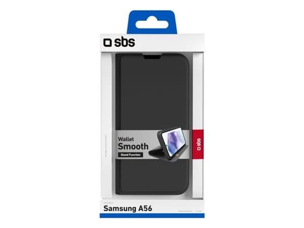 SBS TEWALSAA56K, Tegnebogsetui, Samsung, Galaxy A56, 17 cm (6.7"), Lajittelu