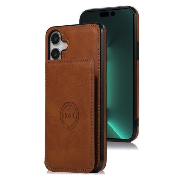 iPhone 16 Plus - Skyddande Skal med Kortfack