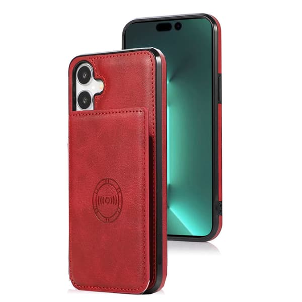 iPhone 16 Plus - Skyddande Skal med Kortfack
