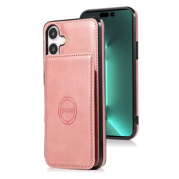 iPhone 16 Plus - Skyddande Skal med Kortfack