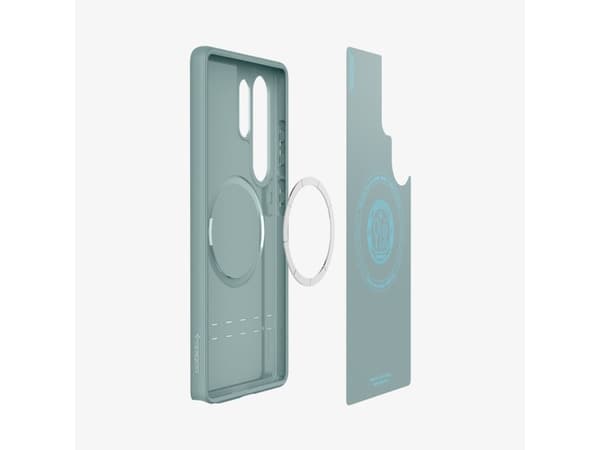 Spigen Galaxy S25 Ultra Case Parallax (MagFit) Sage Green, Cover, Samsung, Galaxy S25 Ultra, 17.5 cm (6.9"), Green