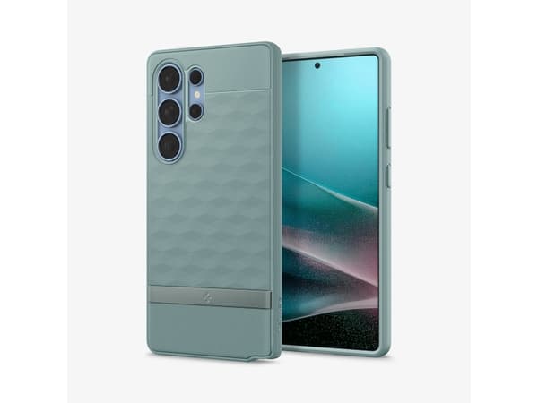 Spigen Galaxy S25 Ultra Case Parallax (MagFit) Sage Green, Cover, Samsung, Galaxy S25 Ultra, 17.5 cm (6.9"), Green