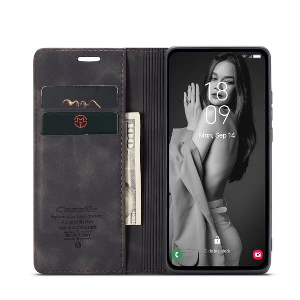 CASEME Plånboksfodral Samsung Galaxy A56 5G - Svart