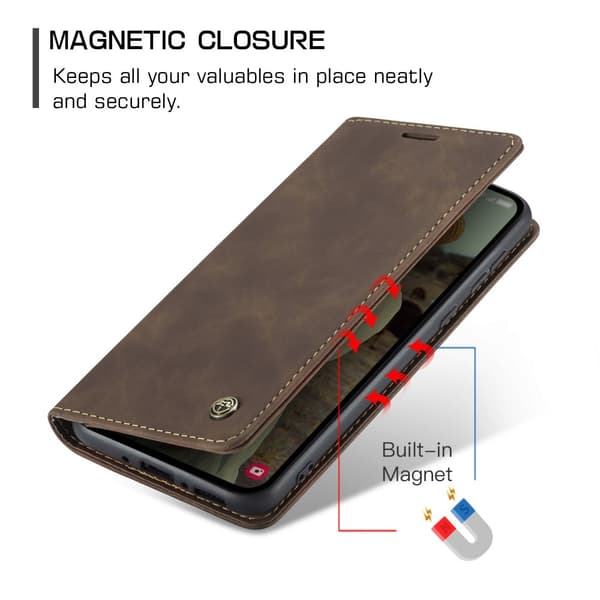 CASEME Retro Lompakkokotelo Samsung Galaxy A56