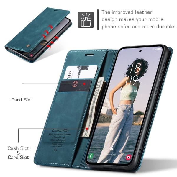 CASEME Plånboksfodral Samsung Galaxy A56 5G - Blå