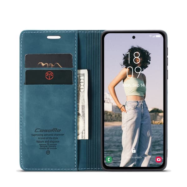CASEME Plånboksfodral Samsung Galaxy A56 5G - Blå