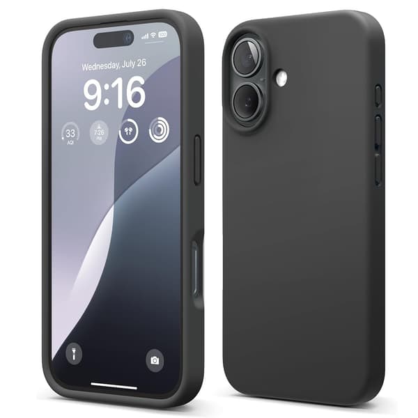 iPhone 16 Plus -  Stötdämpande Skal i Silikon