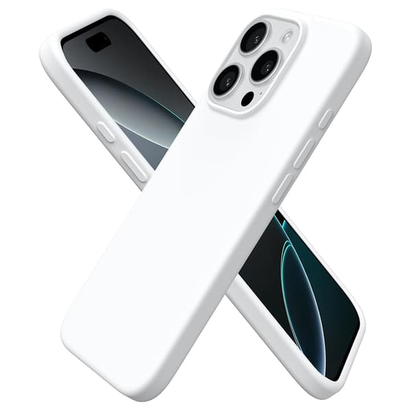iPhone 16 Pro Max - Skal med Professionellt Skydd & Stil Vit