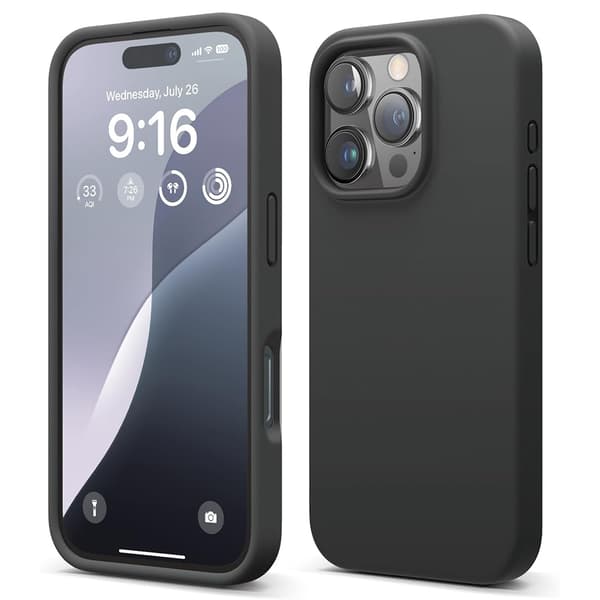 iPhone 16 Pro - Effektivt Skal i Slät Silikon