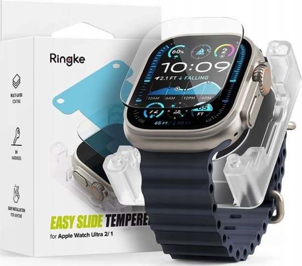 Szkło hartowane Ringke Easy Slide Apple Watch Ultra 1 / 2 49mm Clear