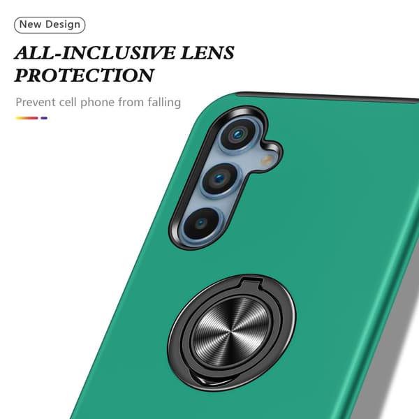 Til Samsung Galaxy A56 5G Hybrid Cover med Roterbar Ringholder