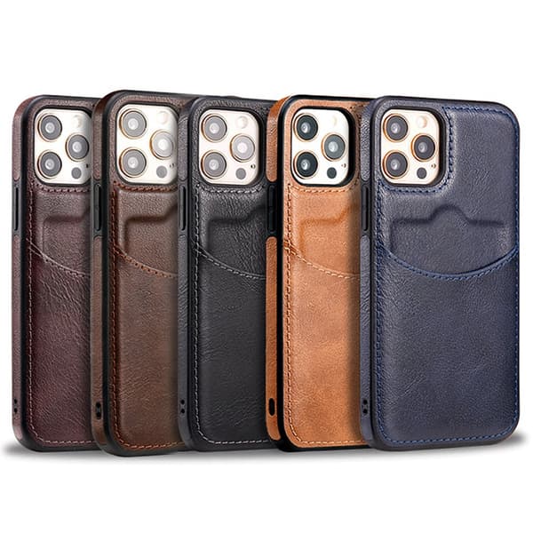 iPhone 15 Pro Leman Kortfodral - Smart & Elegant