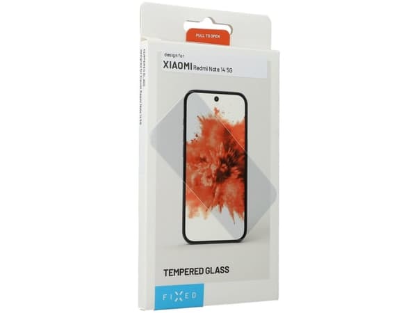 Fast skjermbeskytter | Xiaomi | Redmi Note 14 5G | Herdet glass | Fjern | 2,5D