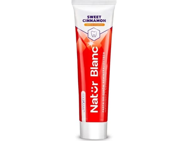 Sylveco Natur Blanc Remineraliserende tannkrem Søt kanel, 100 ml