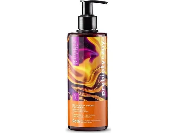 VIANEK_Prebiotisk ansiktsrengöringsgel med C-vitamin 300ml