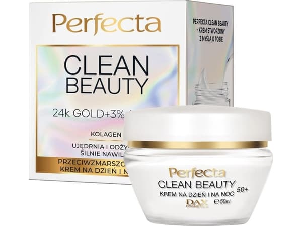PERFECTA_Clean Beauty Anti-rynke dag og natt ansiktskrem 50+ 50ml