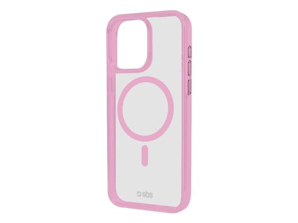 SBS TEMAGCOLIP1667PP, Omslag, Apple, iPhone 16 Pro Max, 17,5 cm (6.9"), Rosa, Transparent