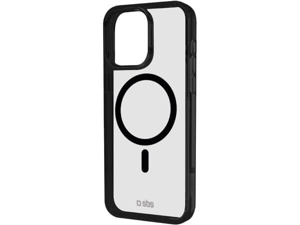 SBS Mag frame, Omslag, Apple, iPhone 16 Pro Max, 17,5 cm (6.9"), Svart, Transparent