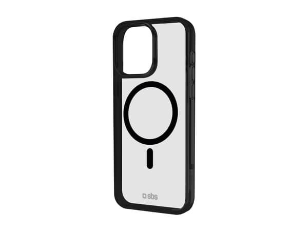 SBS Mag frame, Omslag, Apple, iPhone 16 Pro Max, 17,5 cm (6.9"), Svart, Transparent