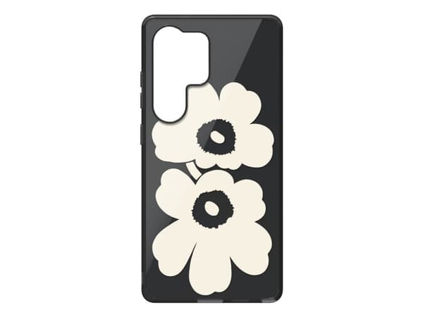 Samsung Marimekko Galaxy S25 Ultra Unikko-deksel, deksel, Samsung, Galaxy S25 Ultra, 17,5 cm (6,9"), beige, svart