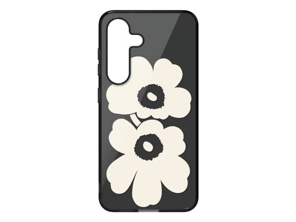 Samsung Marimekko Galaxy S25 Unikko kotelo, suojakuori, Samsung, Galaxy S25, 15,8 cm (6,2"), Beige, Musta